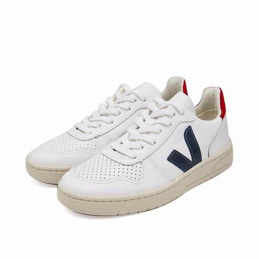 VEJA 法国潮牌 男女同款V-10系列明星同款情侣潮流小白鞋牛皮休闲运动板鞋VX021267 V10 商品图0