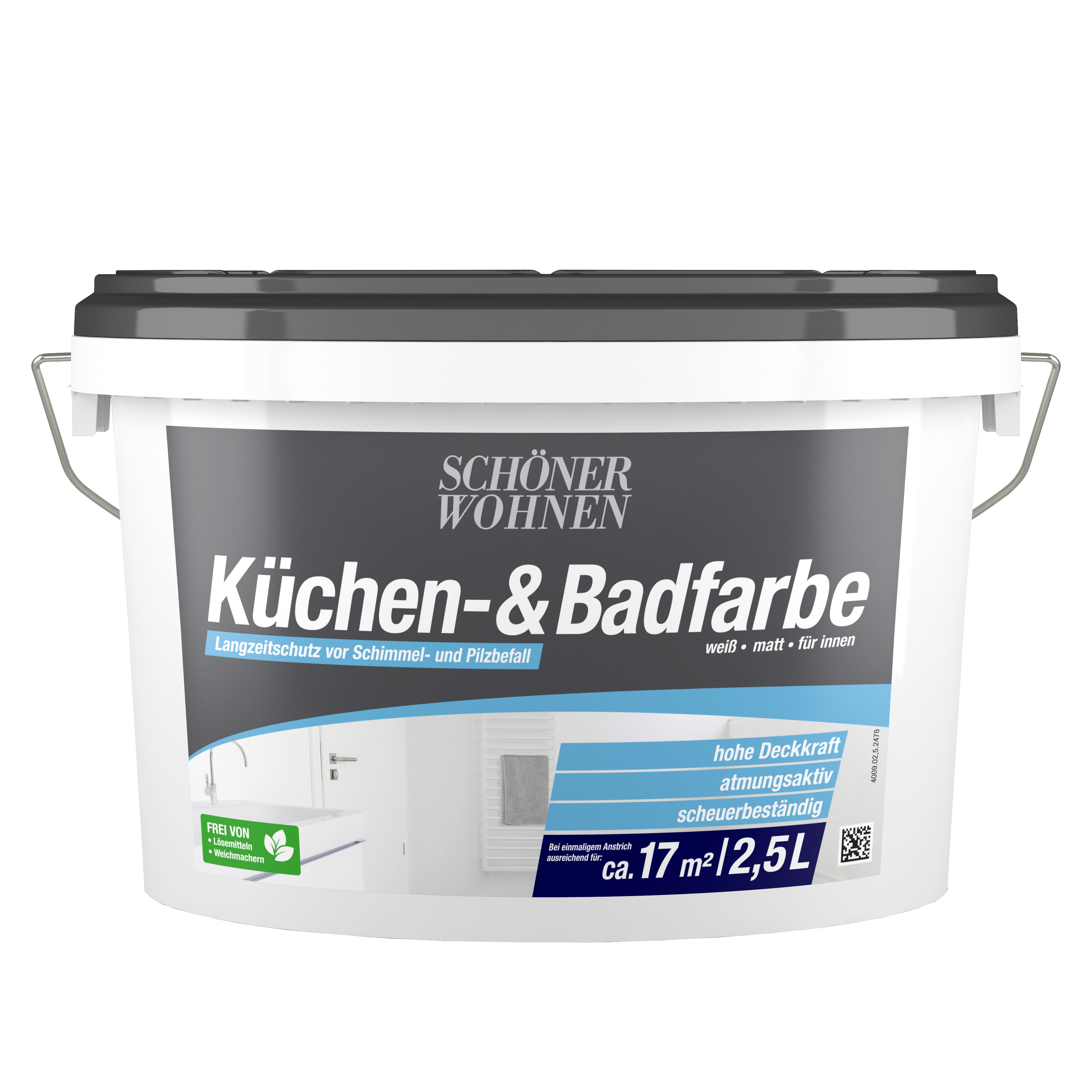 舒纳沃恩（Schöner Wohnen）厨卫漆（白漆与调色漆）