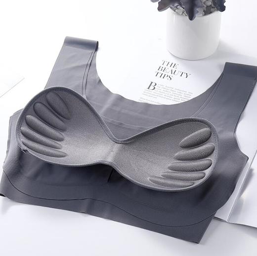 【服饰鞋包】日系无痕冰丝高弹无钢圈裹胸瑜伽女士内衣 商品图1