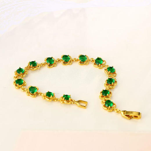 爆款回归！现货直发手慢无！气质百搭复古人造宝石手链XP-AB7110201 商品图3