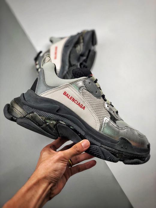 男女鞋巴黎世家balenciagatriples黑银老爹鞋