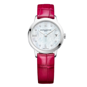 名士 Baume & Mercier 克莱斯麦系列女士石英腕表 手表 M0A10325