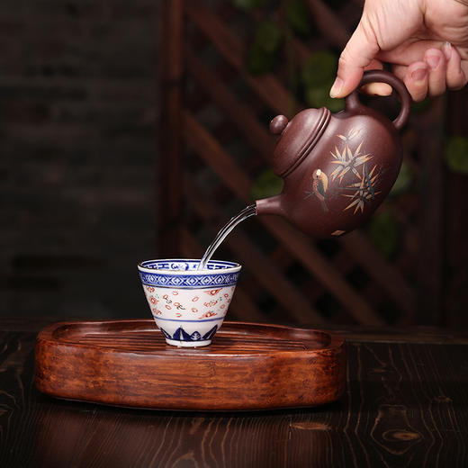 【容天】黄龙山原矿紫泥  280cc   冯娟  泥绘 褚萍 商品图4