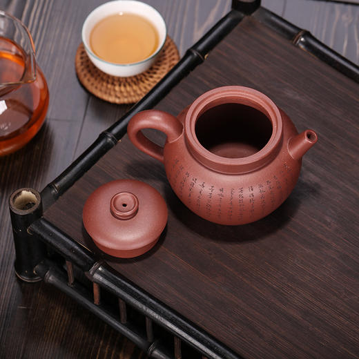 【巨轮珠】作者：朱永强（制壶）马伟强（陶刻）泥料:底槽清  容量：240cc 商品图2