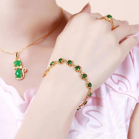 爆款回归！现货直发手慢无！气质百搭复古人造宝石手链XP-AB7110201
