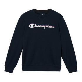 Champion 冠军  男女童经典款亲子草写Logo印花圆领长袖卫衣304876