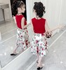 【童装】女童套装裙中大童时髦夏装儿童超洋气T恤雪纺裙子两件套 商品缩略图1