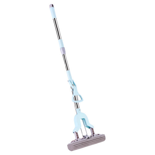 免洗对折棉拖把129cm可伸缩清洁免手洗清洁面积广吸脱水率高