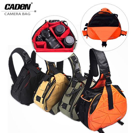 【数码】*caden卡登K1数码相机包 斜跨带防雨罩单肩摄影包 单反相机包 商品图0