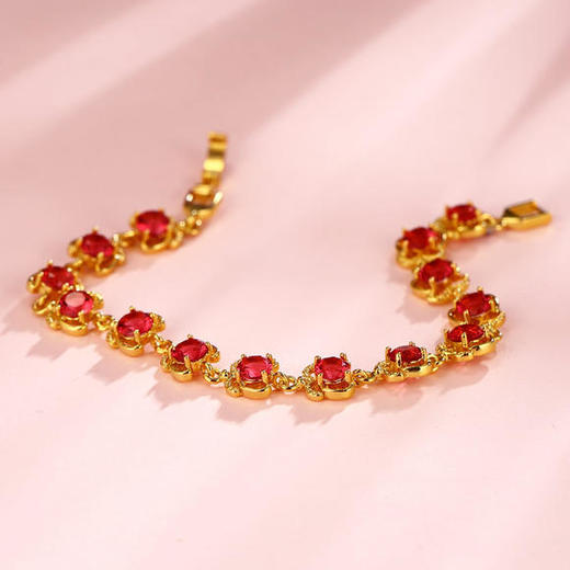 爆款回归！现货直发手慢无！气质百搭复古人造宝石手链XP-AB7110201 商品图2