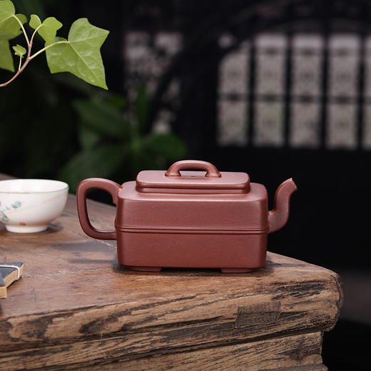 【四方线圆】作者：袁徳波  泥料:紫泥  容量：270cc 商品图1