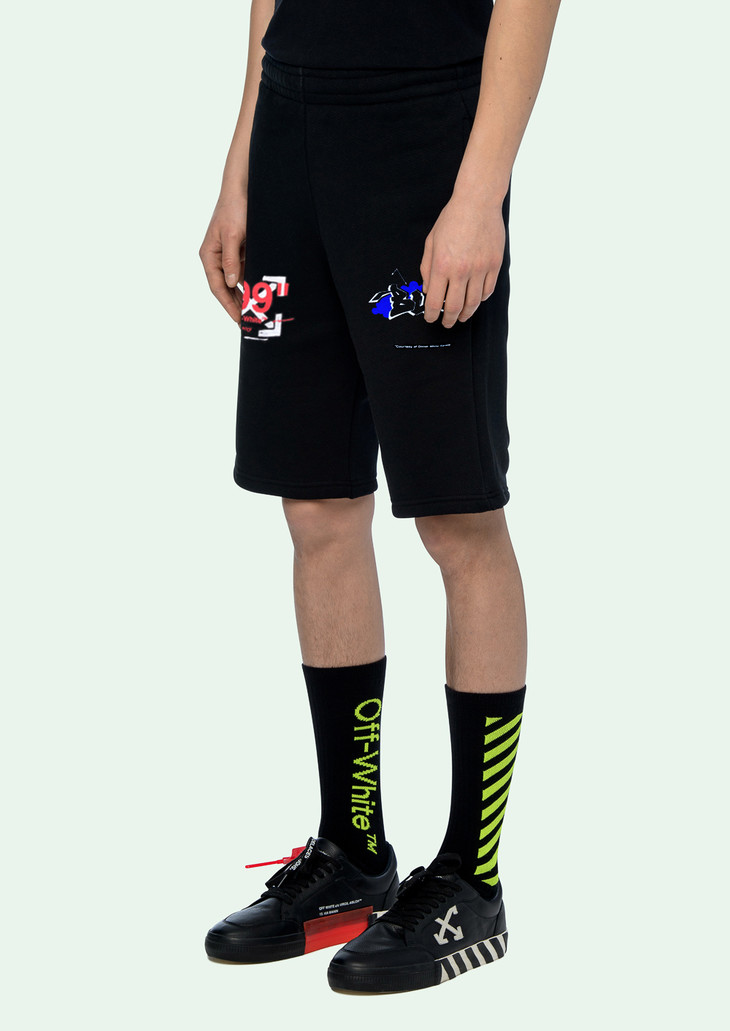 ow重工日产进口450g重咔叽军工毛圈面料情侣款重机短裤dk126