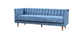 NS家居nsfurniture软包拉点布艺三人位沙发NSAC-3118B-C1-200