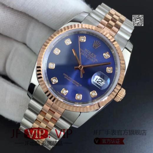 GM新日志女士36mm玫瑰金2018年度新款日志14k包金系列，自动机械机芯，精钢表带，密底。 商品图3