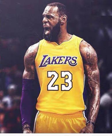 国内现货轻微钩丝介意勿拍nba官方出品洛杉矶湖人队23号詹皇勒布朗