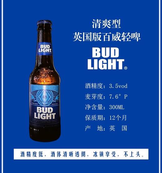蓝百威啤酒简介图片