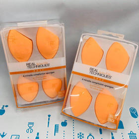 Real Techniques多功能海绵彩妆美妆蛋 4个装（915532）