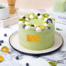 ins风   相思红豆抹茶蛋糕 0872