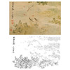 恽寿平没骨花鸟白描底稿-斗方小品册页-SP28 商品缩略图0