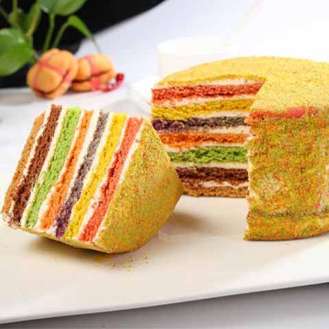 俄罗斯双山风味提拉米苏 蜂蜜奶油千层蛋糕奶油早点方便零食450克 商品图6