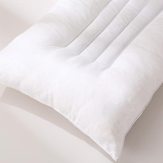 罗莱家纺  决明子荠麦舒睡枕 纯棉面料 优质纤维 固定枕芯  73*47cm 白色 商品图5