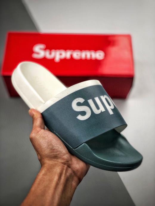 男女鞋 潮牌supreme suprize design 街头潮流沙滩拖鞋情侣款