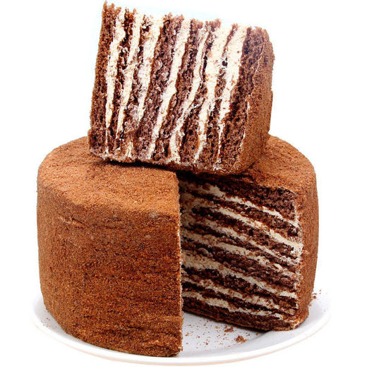 俄罗斯双山风味提拉米苏 蜂蜜奶油千层蛋糕奶油早点方便零食450克 商品图7