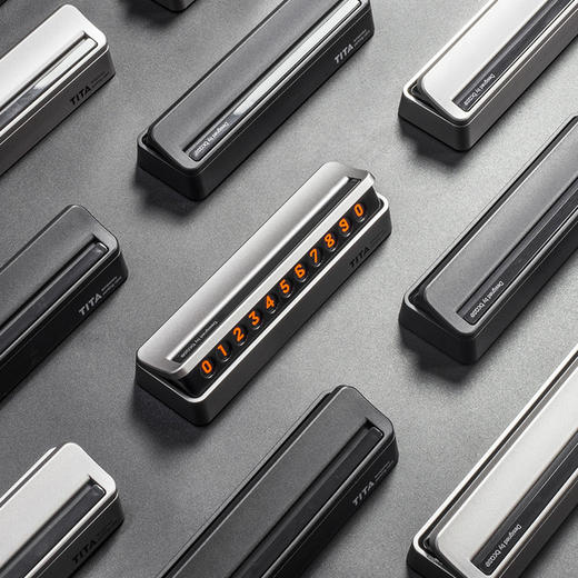 〖临时停车必备〗高颜值BCASE TITA汽车临时停车牌移车卡隐藏式挪车电话号码牌创意停车卡 商品图2