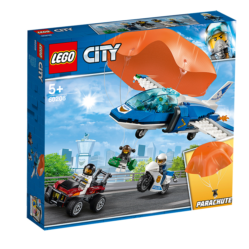 乐高LEGO  空中特警降落伞追捕  LEGC60208