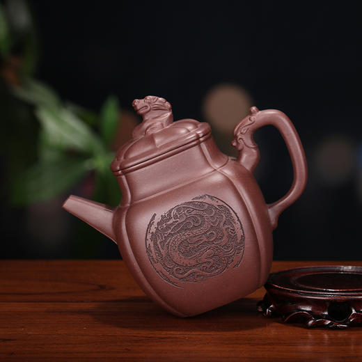 【龙行四方】 原矿底槽清 520cc 篆刻奇才 程文兵 造型古朴浑厚，精美动人 商品图2