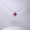 「十字花」红宝钻石项链 商品缩略图2