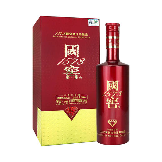 【泸州老窖官方形象店】52度 国窖1573酒 （国宝红） 500ml 商品图1