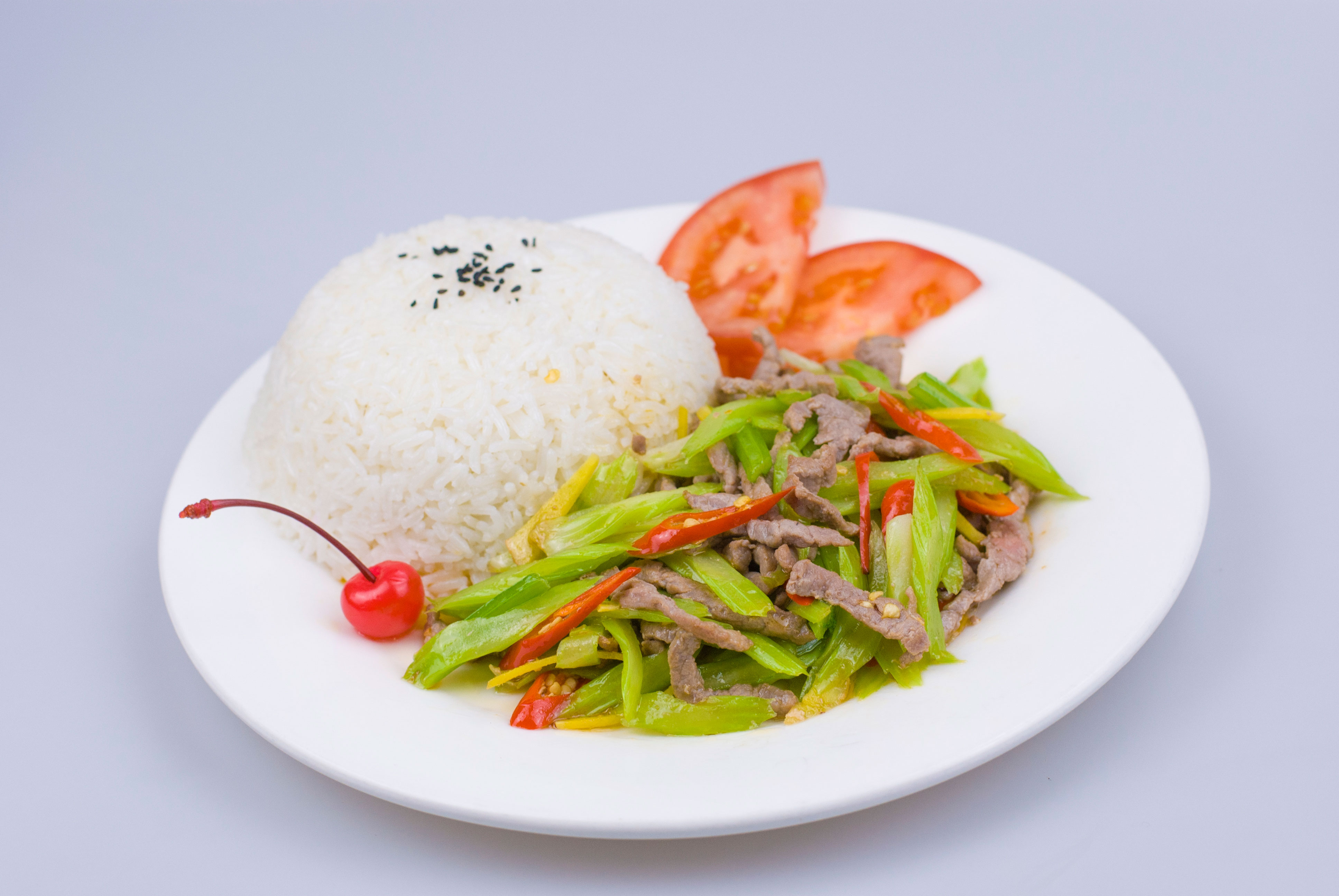 香辣牛肉套饭-出餐时间15分钟