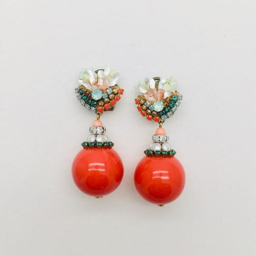 北京仓｜DUBLOS-Bola Coral-耳环  [西班牙设计师] 商品图0