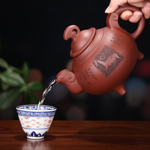 【三羊开泰】 作者：程文兵 泥料：底槽清 容量：900cc 商品图4