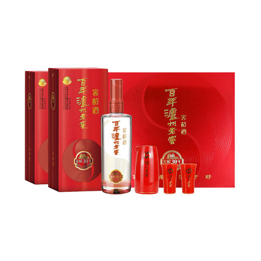 【泸州老窖酒名堂】百年泸州老窖窖龄酒30年 52度500ml*2  礼盒装 浓香型白酒 商品图1