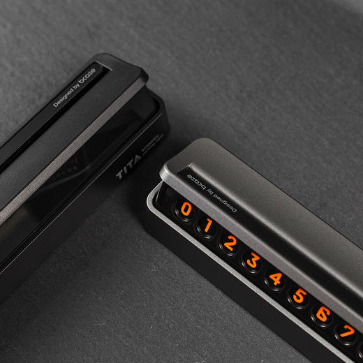 〖临时停车必备〗高颜值BCASE TITA汽车临时停车牌移车卡隐藏式挪车电话号码牌创意停车卡 商品图3