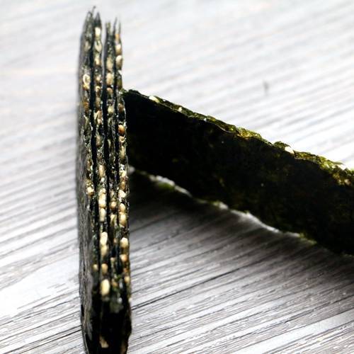 夹心海苔脆125g50-60片休闲零食小吃批发 商品图3