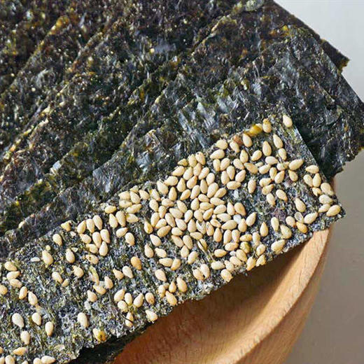 夹心海苔脆125g50-60片休闲零食小吃批发 商品图2