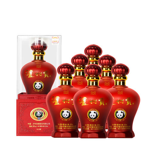 【泸州老窖酒名堂】38度泸州贡酒传世贡8白酒(2018版)500ml*6 商品图1