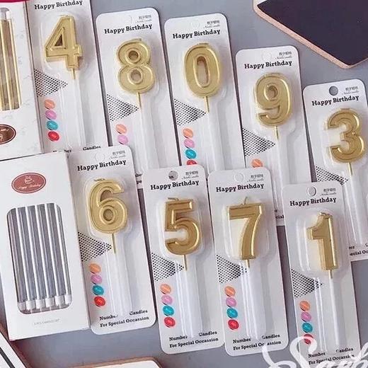 数字蜡烛配件（配合蛋糕下单，不单独售卖） 商品图0