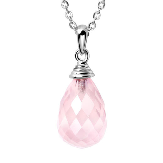 天然水晶项链吊坠赠S925银项链（配礼盒 手提袋 国家级鉴定证书） 商品图2