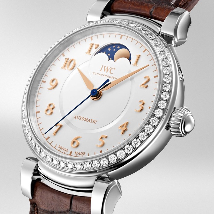万国iwc达文西系列女士月相自动机械腕表手表iw459307