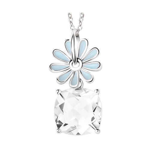 天然水晶吊坠赠925银项链（配礼盒 手提袋 国家级鉴定证书） 商品图1