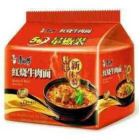 【批发】康师傅红烧牛肉面103克/袋×5袋/包*6组/件 商品图0