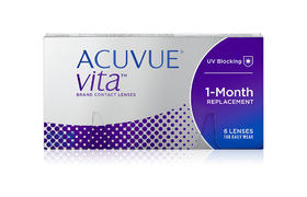 （12天发）强生Vita 硅水 透明 1month 一盒6片装