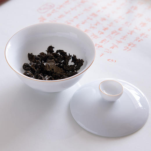 永利汇甜白瓷手工盖碗茶杯单个功夫茶具景德镇陶瓷日式泡茶碗小号 商品图3