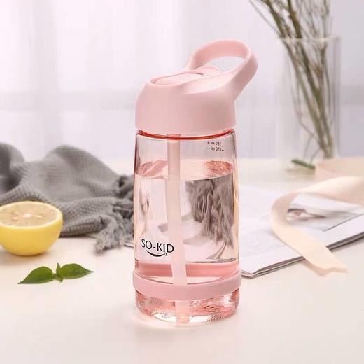 潮流网红可爱女神水杯 便携运动太空防摔吸管杯  商品图2