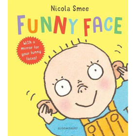 【中商原版】看看有趣的表情包 英文原版 Funny Face 低幼学前早教认知纸板书 0-5岁