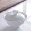 永利汇甜白瓷手工盖碗茶杯单个功夫茶具景德镇陶瓷日式泡茶碗小号 商品缩略图1
